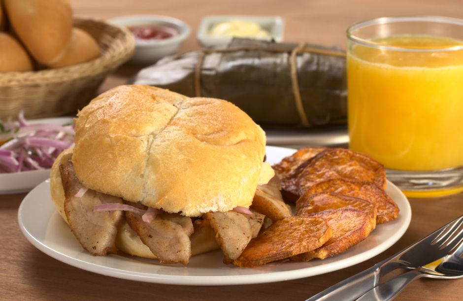 Typical Breakfast In Peru