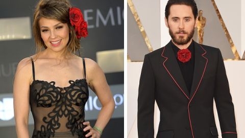 Thalia y Jared Leto