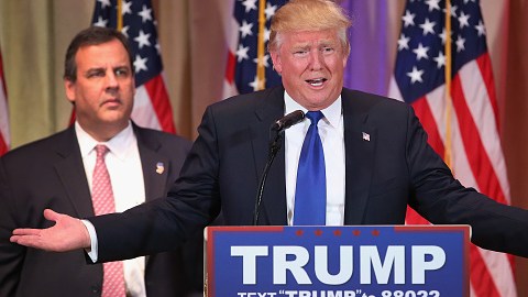 Donald Trump Holds Super Tuesday Election Night Press Conf. In Palm Beach