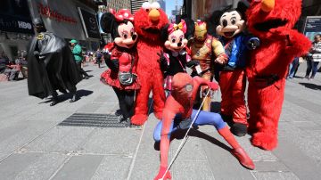 Se estima que actualmente trabajan en Times Square entre 104 a 123 personajes disfrazados.