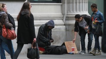 Homeless en Nueva York. Photo Credito Mariela Lombard/El Diario NY.
