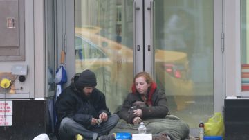 Homeless en Nueva York.