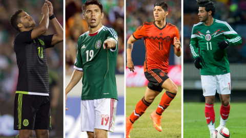 Gio, Peralta, Pulido y Vela son cuatro hombres importantes en el ataque que han quedado fuera de la última convocatoria.
