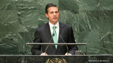 Peña Nieto propuso garantizar sustancias controladas con fines médicos.