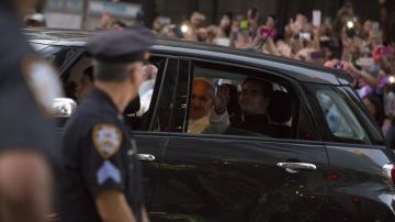 El Servicio Secreto ha certificado que el automóvil es el utilizado por el Papa durante su visita a Nueva York.