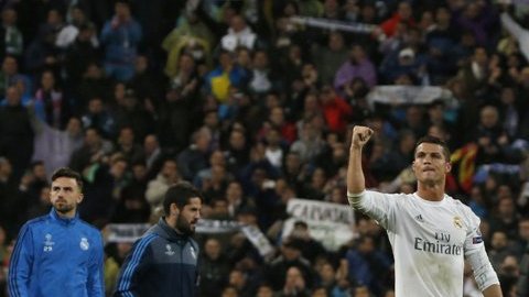 Cristiano Ronaldo, matador triplete en el Bernabéu.