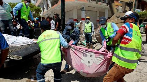 Va en aumento el número de muertos en Ecuador.