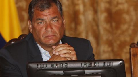 Rafael Correa, presidente de Ecuador.