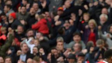 Anthony Martial celebra el gol de la victoria que mete al Manchester United a la final de la FA Cup.