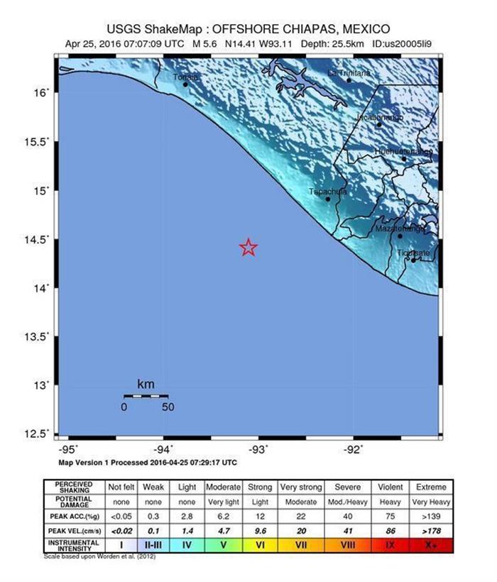 Sismo En México