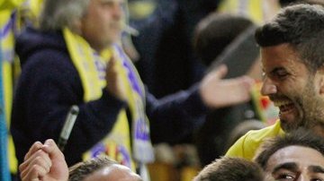 La celebración del Villarreal en El Madrigal fue única.