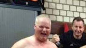 La diversión es lo que resalta en las fotos al estilo "Real Madrid".