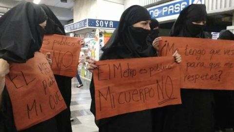 Las manifestantes pertenecen al Grupo de Información en Reproducción Elegida (GIRE).