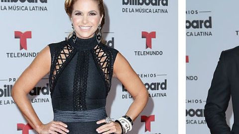 Otro de los imprescindibles fueron los vestidos negros como el que llevó la cantante mexicana Lucero.