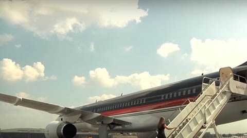 El Boeing-757 puede trasladar hasta 300 personas.