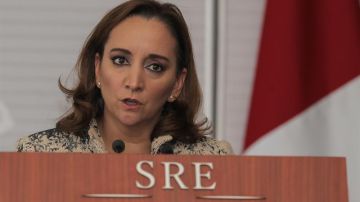 La titular de la Secretaría de Relaciones Exteriores (SRE) de México, Claudia Ruiz Massieu.