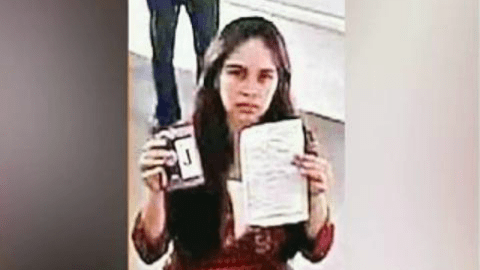 Captura de video de cámara de seguridad con "Chapodiputada".