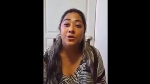 Silvia Algomeda publicó un video el Facebook.