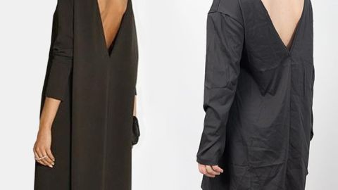 Este es un ejemplo de la ropa que ofrece el sitio Shein (izq.) y lo que realmente recibe el usuario. ¿Gran diferencia, no?
