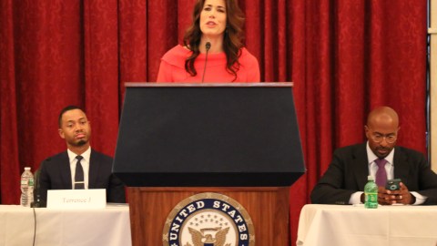 Melissa Fitzgerald, actriz de la serie "The West Wing".