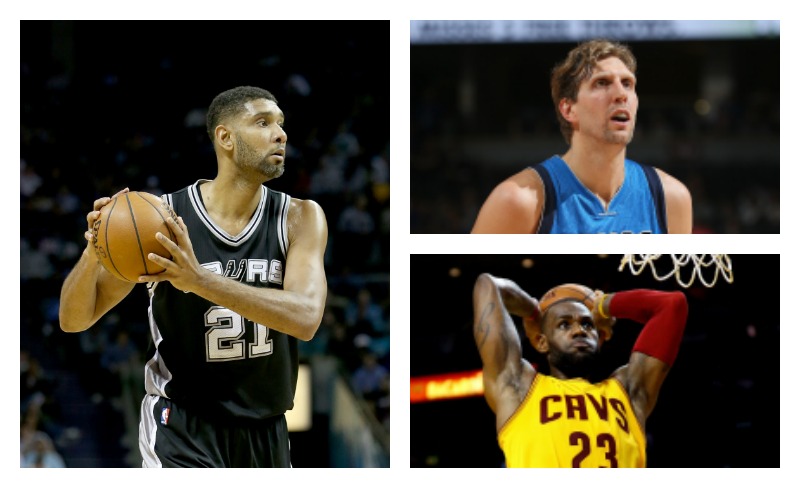 Cinco estrellas NBA y su aliado el tiempo
