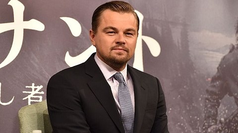 El actor Leonardo DiCaprio promoviendo  su galardonada película "The Revenant" en Japón.