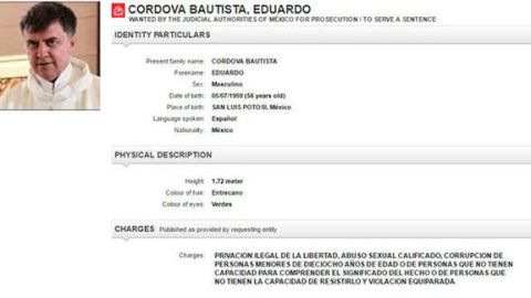 Es buscado por abuso sexual.