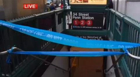 El ataque en Penn Station se reportó en la esquina de la calle 34 y la Séptima avenida.