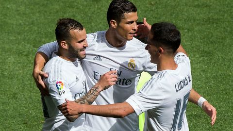 Los suplentes del Real Madrid, guiados por CR7, hicieron un buen papel en este encuentro.