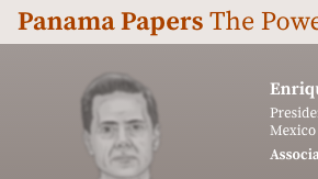 El sitio donde se desglosa cada uno de los casos de Panamá Papers.