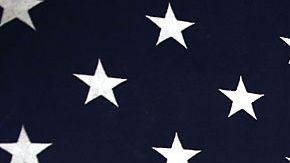 US Flag Ohio Governor And GOP Presidential Candidate John Kasich Campaigns In South Carolina