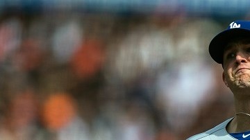 El abridor Alex Wood permitió la primera carrera de la temporada para los Dodgers tras 31 entradas.