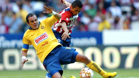 Cuauhtémoc Blanco y Ramoncito Morales en las Semifinales del Clausura 2007.