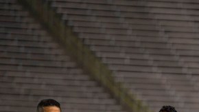 La selección de Honduras durante un juego anterior en el Cotton Bowl, recinto de Dallas en el que iban a jugar contra Ecuador.