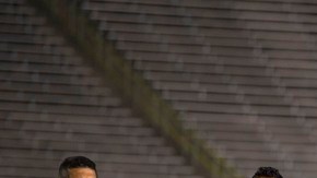 La selección de Honduras durante un juego anterior en el Cotton Bowl, recinto de Dallas en el que iban a jugar contra Ecuador.