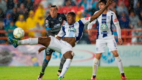 Óscar Murillo al momento de la lesión.