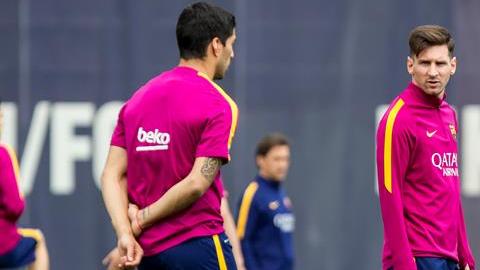 Messi, Neymar y Luis Suarez