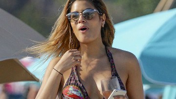 Ariadne Gutiérrez y Eva Longoria lucieron sus encantos al sol.