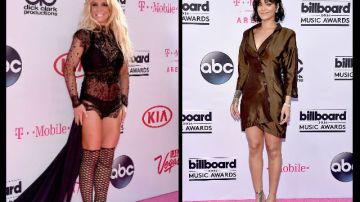 Rihanna y Britney optaron por mostrar mucha pierna.