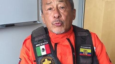 Héctor “El Chino” Méndez, fundador del grupo de rescate Topos Azteca.