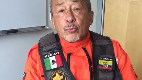 Héctor “El Chino” Méndez, fundador del grupo de rescate Topos Azteca.