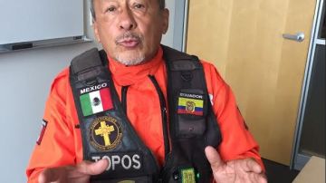 Héctor “El Chino” Méndez, fundador del grupo de rescate Topos Azteca.