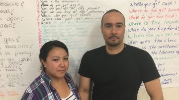 Silvia Arias  y Franky Castro esperan que la Ciudad apoye más a los inmigrantes para tener un futuro mejor