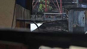 Las fuertes lluvias provocaron el desplome de este edificio en Nairobi, Kenia, en abril.