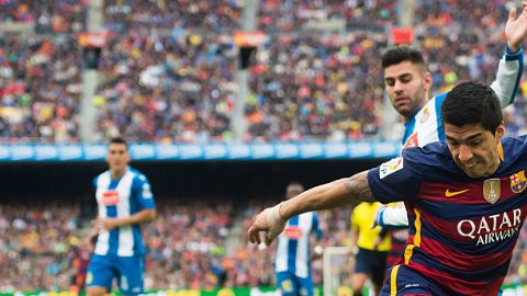 Suárez está llegando a 39 tantos en la temporada.