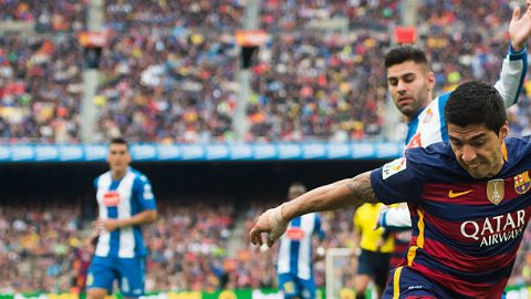 Suárez está llegando a 39 tantos en la temporada.