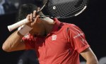 Novak Djokovic se lesiona el tobillo