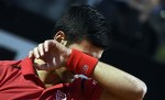 Novak Djokovic se lesiona el tobillo