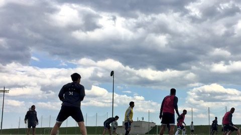 El NYC FC se entrenó hoy en Toronto.