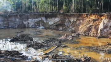 La minería ilegal ha causado destrozos en ríos y bosques peruanos.